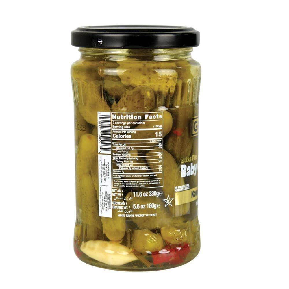 Baby Cornichon Pickles 11.6oz (6 Pack)