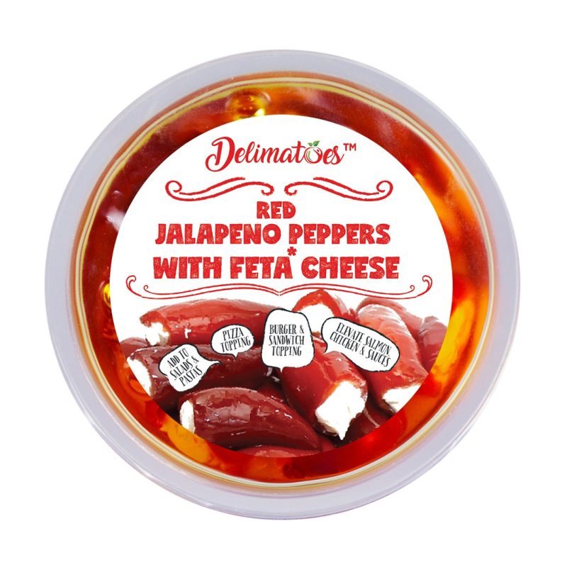 Cheese Stuffed Red Jalapeno Pepper 230g Tray